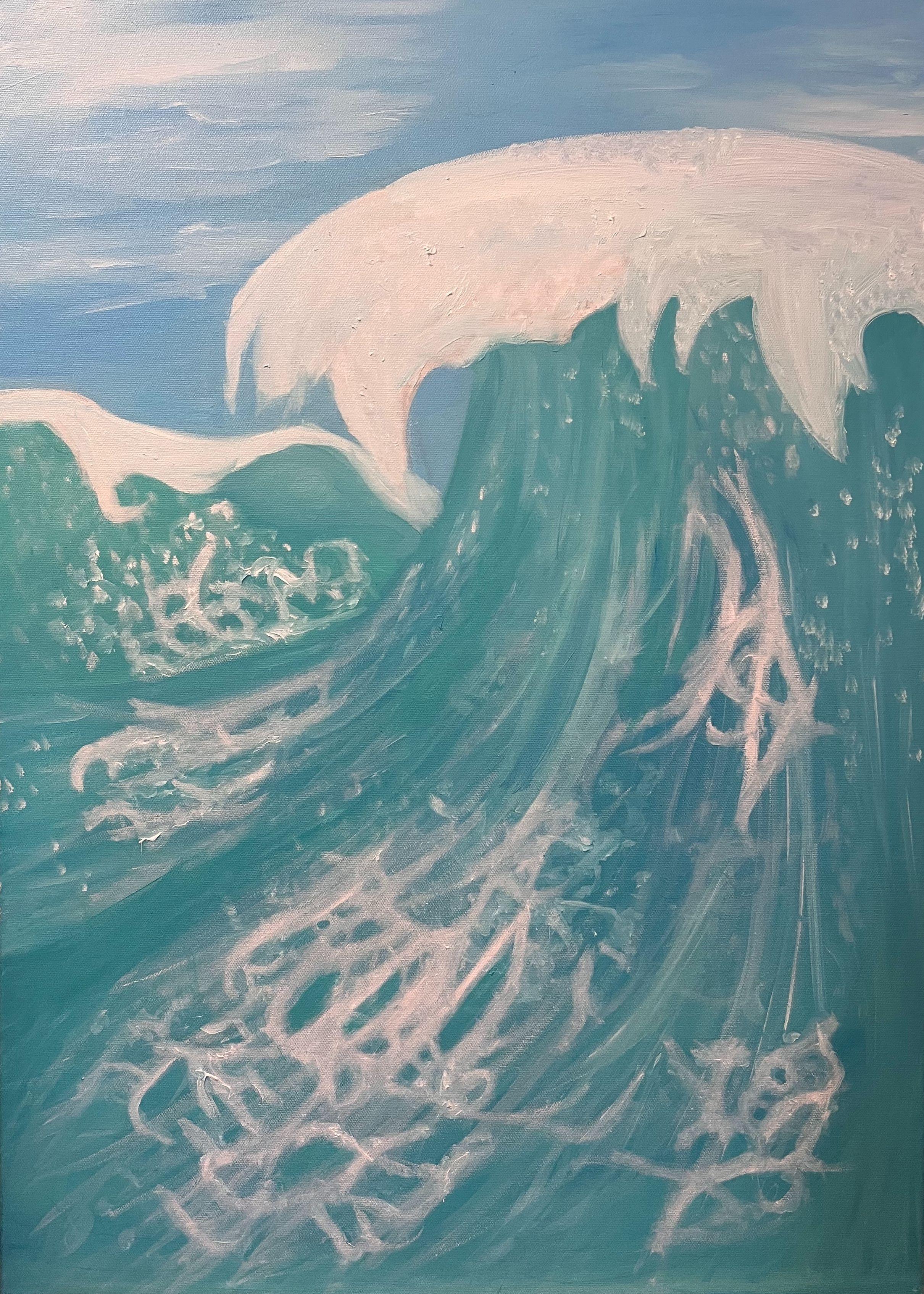 Große Leinwand – Jugendworkshop (50 × 70 cm)