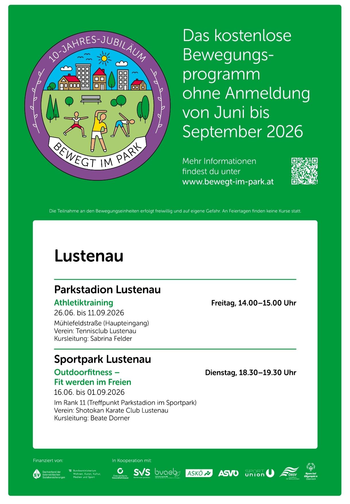Bewegt im Park