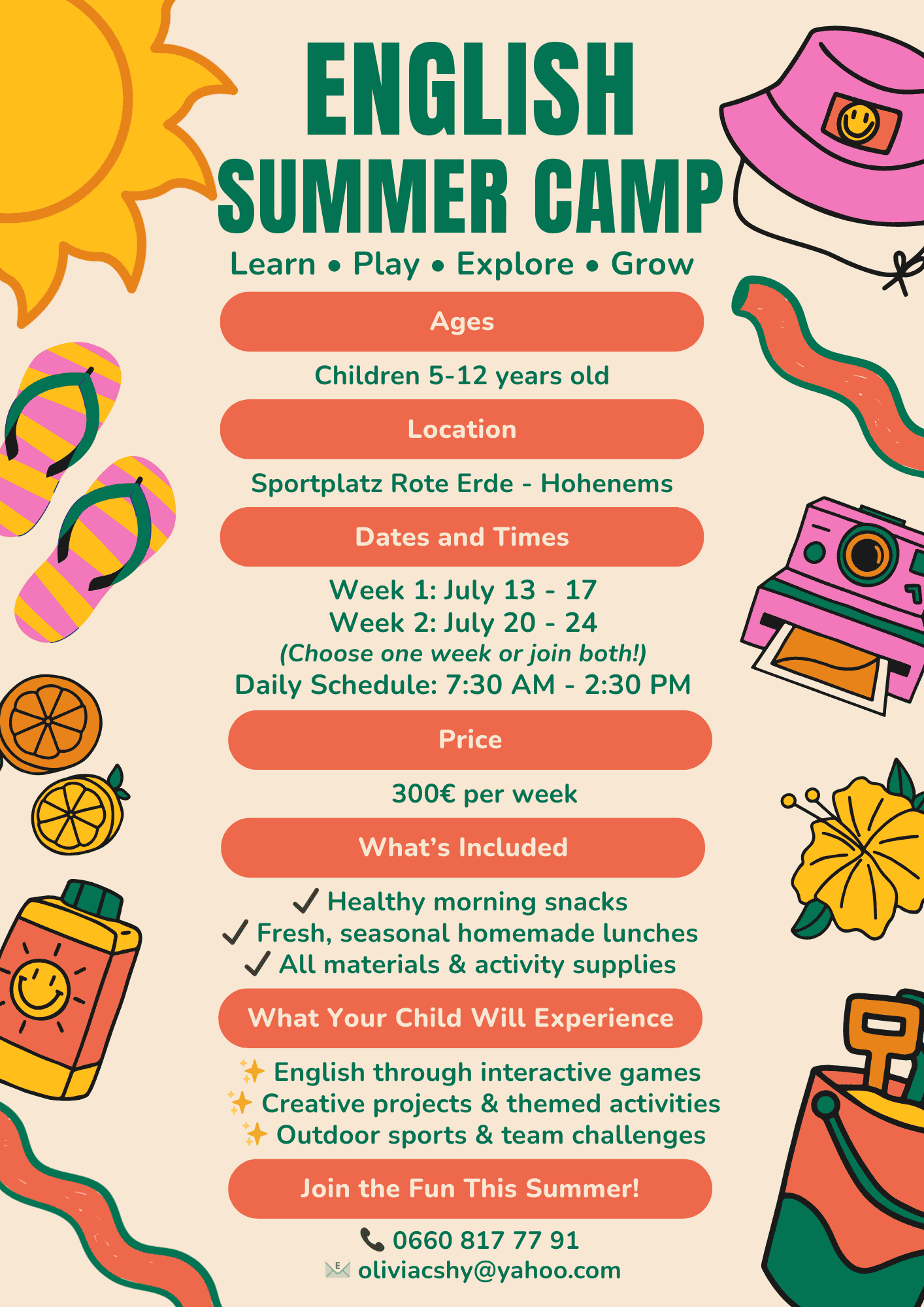 English Summer Camp